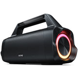 AKONE Portable Outdoor Bluetooth Speaker: 80W Loud Sound Wireless Durable Large Bocina with Lights Powerful Deep Bass Subwoofer TWS Stereo Sound Big Boombox Waterproof for Party Beach Camping Garage