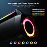 AKONE Portable Outdoor Bluetooth Speaker: 80W Loud Sound Wireless Durable Large Bocina with Lights Powerful Deep Bass Subwoofer TWS Stereo Sound Big Boombox Waterproof for Party Beach Camping Garage