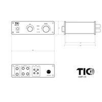AMP110  2.1 Channel Subwoofer Amplifier w/Bass &Treble