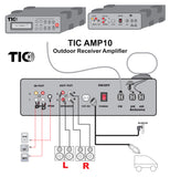 TIC CORPORATION AMP10 Exterior Receiver Amplifier (Black Finish)