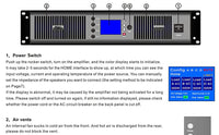 TIC-D4500 4-Inputs 4-Zone Professional 4Ω / 8Ω / 70V 4x300W Bridged Power Amplifier w/Separate Volume Controller