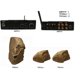 Wifi2.1 Channel Subwoofer Amplifier AMP210 w Rock SubwooferTFS55 +2 Rock Speakers TFS10 bundle